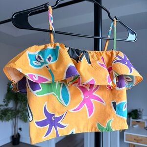 Zara Floral Crop Top